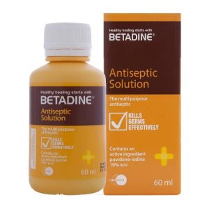محلول Betadine مطهر لـ الجروح ومضاد لـ الالتهابات