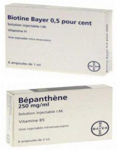 حقن Biotine + Bepanthene