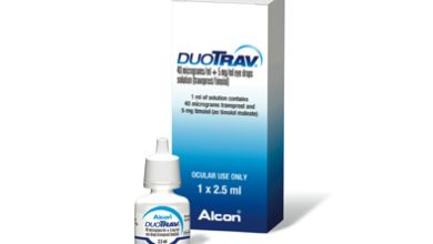 نقط العين Duotrav Eye Drops لـ تخفيف الضغط على العين