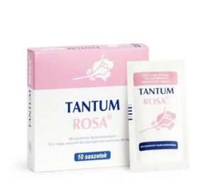 أكياس Tantum Rosa أو تاتنتوم الوردي لـ علاج الالتهابات المهبلية