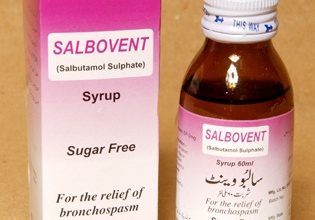 شراب سالبوفينت Salbovent الخالي من السكر موسع لـ الشعب الهوائية