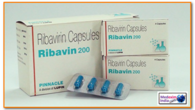 دواء Ribavirin ريبافيرين لـ علاج فيروس سي