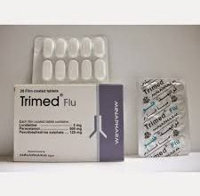 دواء Trimed Flu ترايميد فلو لـ علاج أعراض نزلات البرد والجيوب الأنفية