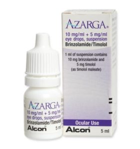 نقط / قطرة أزارجا Azarga لـ علاج ارتفاع ضغط العين