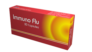 كبسولات إميونو فلو Immuno Flu لـ علاج أعراض نزلات البرد