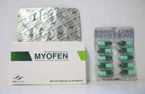 دواء ميوفين Myofen مسكن فعال لـ الألم وباسط لـ العضلات