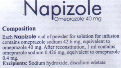 دواء نابيزول Napizole لـ علاج الحموضة وقرحة المعدة
