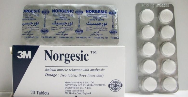 سعر ومواصفات اقراص Norgesic نورجيسيك مسكن لألم العضلات