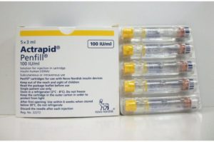 دواء أكترابيد Actrapid أنسولين لـ علاج داء السكري