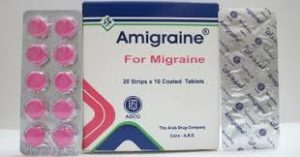 دواء أميجرين Amigraine لـ علاج أعراض الصداع النصفي