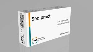 دواء سيديبروكت Sediproct لـ علاج ألم وتورم البواسير