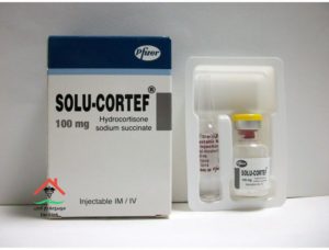 دواء سوليو كورتيف Solu-Cortef لـ علاج ضيق ومشاكل التنفس
