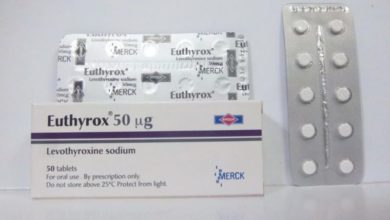 دواء يوثيروكس Euthyrox لـ علاج قصور الغدة الدرقية