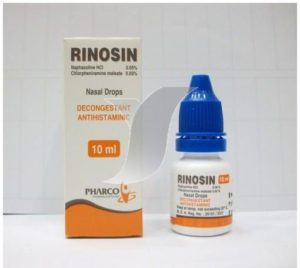 جل ونقط رينوزين Rinosin لـ علاج احتقان الأنف