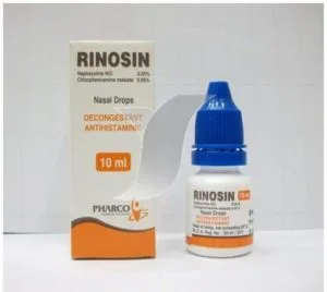 جل ونقط رينوزين Rinosin لـ علاج احتقان الأنف