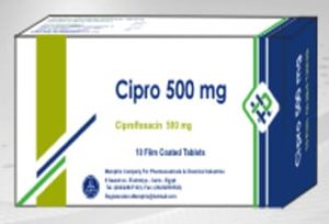 دواء سيبرو Cipro مضاد حيوي يقضي على العدوى البكتيرية