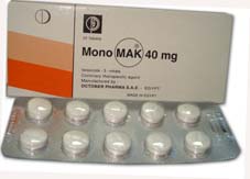 دواء مونو ماك Mono-Mak موسع لـ الأوعية الدموية
