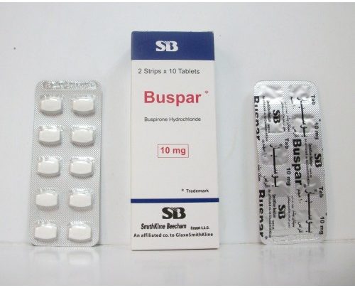 أقراص BUSPAR بوسبار مهدئ لعلاج القلق والتوتر العصبي