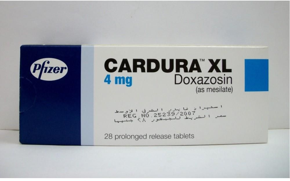 دواء كارديورا إكس إل Cardura XL لـ التحكم فـ مستويات ضغط الدم المرتفع
