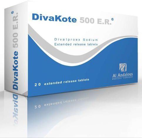 دواء ديفاكوت إي أر .Divakote E.R لـ علاج نوبات الصرع والهوس