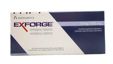 أقراص EXFORGE اكسفورج لعلاج ضغط الدم المرتفع