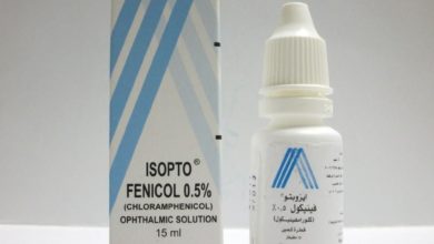 قطرة / نقط إزوبتو فينيكول Isopto - Fenicol مضاد حيوي يعالج عدوى العين البكتيرية