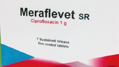 ميرافليفيت اس ار اقراص مضاد حيوي واسع المجال لعلاج العدوي البكتيرية المختلفة Meraflevet SR