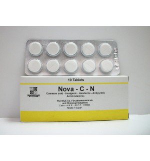 دواء نوفا سي إن Nova - C - N لـ علاج أعراض نزلات البرد ونزلات الأنفلونزا