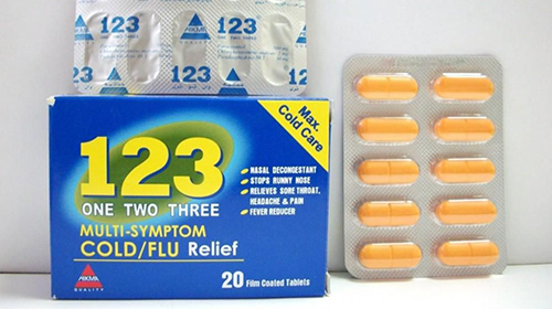 دواء وان تو ثري One Two Three أقراص وشراب لـ علاج نزلات البرد والأنفلونزا