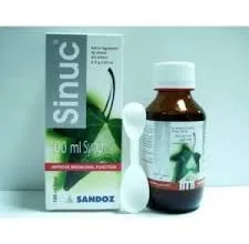 شراب SINUC سينوك لعلاج نزلات البرد والإنفلونزا
