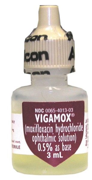 قطرة فيجاموكس Vigamox معقمة ومطهرة لـ العين ومضادة لـ الالتهابات