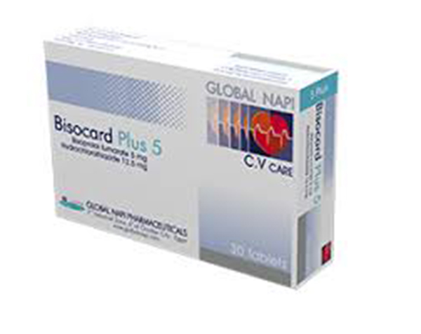 دواء بيزوكارد بلس Bisocard Plus لـ علاج ارتفاع ضغط الدم