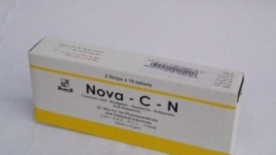 دواء نوفا سي إن Nova - C - N لـ علاج أعراض نزلات البرد ونزلات الأنفلونزا