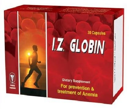دواء أي زد جلوبين I. Z. Globin لـ علاج حالات فقر الدم والأنيميا
