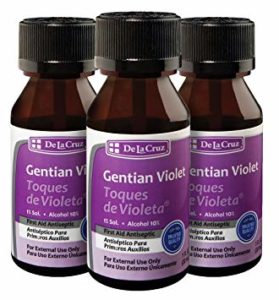 دواء جنتيان فورت (الجنتيانا الزرقاء) Gentian Violet لـ التخلص من البكتيريا والفطريات