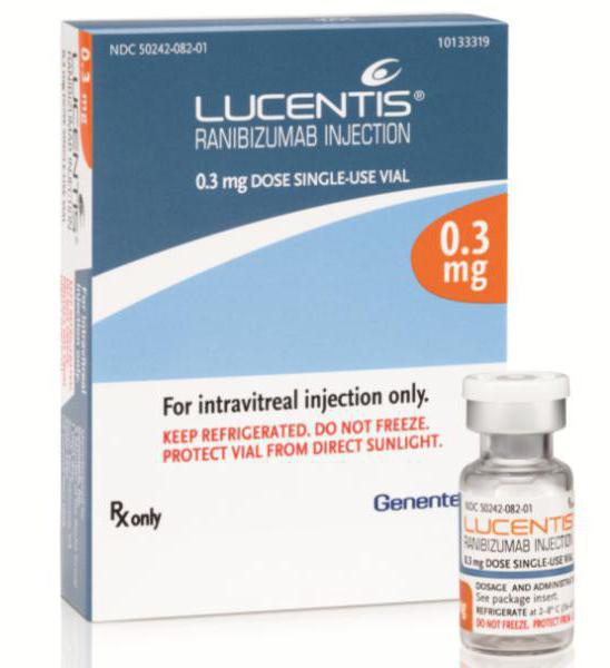 دواء لوسنتس Lucentis لـ علاج حالات اعتلال الشبكية