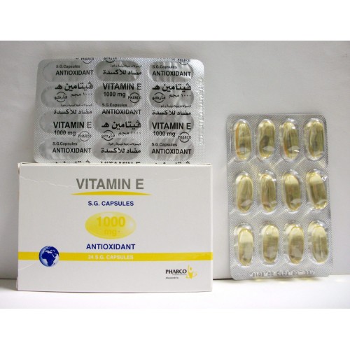 سعر ومواصفات كبسولات Vitamin E فيتامين هـ لصحة الجسم والشعر والبشرة