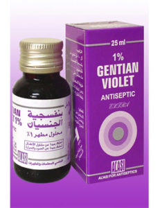 دواء جنتيان فورت (الجنتيانا الزرقاء) Gentian Violet لـ التخلص من البكتيريا والفطريات