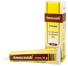 كريم أموكومب Amocomb مضاد لـ الالتهابات الجلدية