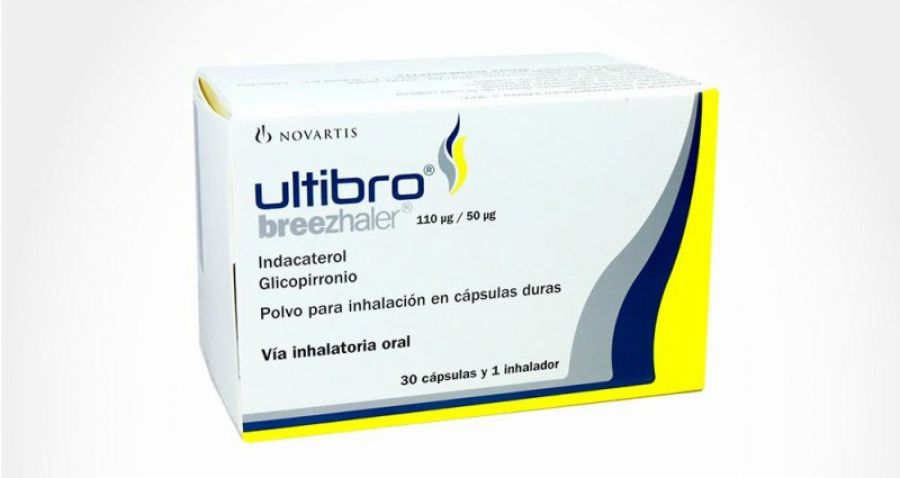 دواء أولتيبرو بريزهالر Ultibro Breezhaler لـ علاج حالات الانسداد الرئوي