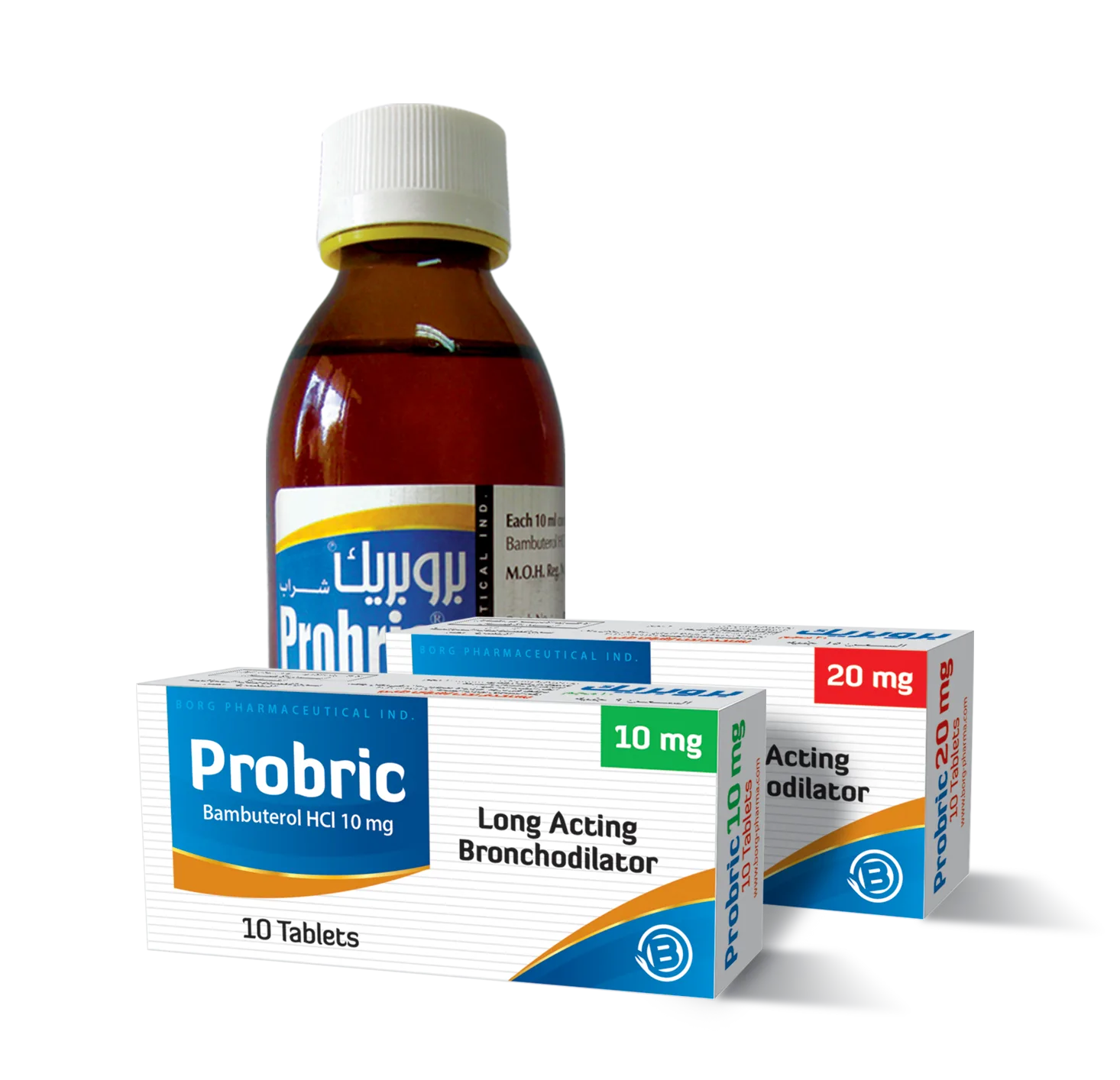 دواء بروبريك Probric دواء بروبريك Probric شراب وأقراص موسعة لـ الشعب الهوائية وعلاج لـ ضيق التنفس