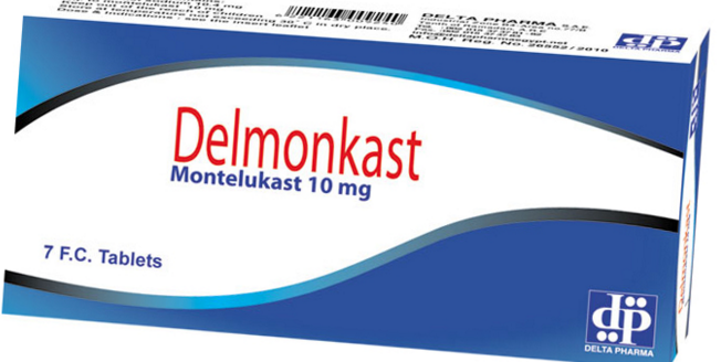 دواء دلمونكاست Delmonkast لـ علاج أعراض الربو وحالات التهاب الأنف التحسسي والحساسية الموسمية
