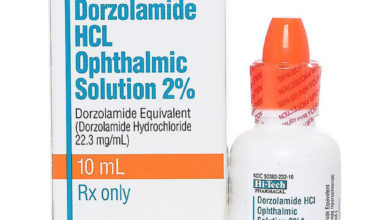 قطرة / نقط دورزولاميد Dorzolamide لـ علاج حالات ارتفاع ضغط العين