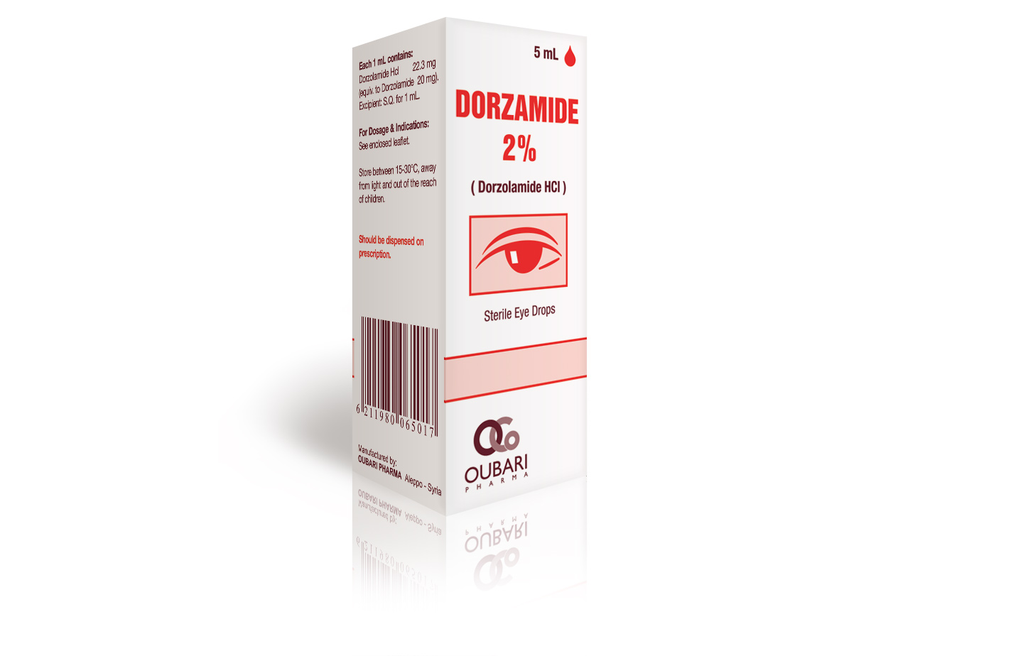 قطرة / نقط دورزولاميد Dorzolamide لـ علاج حالات ارتفاع ضغط العين