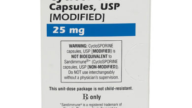 دواء سيكلوسبورين Cyclosporine لـ الوقاية من رفض الأعضاء أثناء عمليات نقل الأعضاء