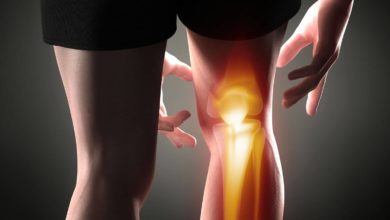 علاج تورم الركبة