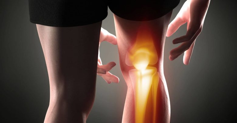 علاج تورم الركبة