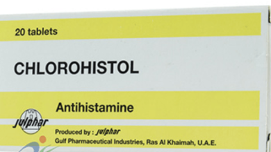 دواء chlorohistol أقراص مضادة للهيستامين والحساسية الجلدية وحساسية الصدر