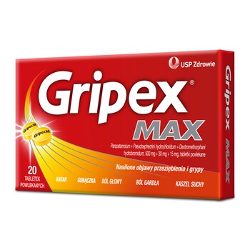 دواعي استعمال دواء gripex