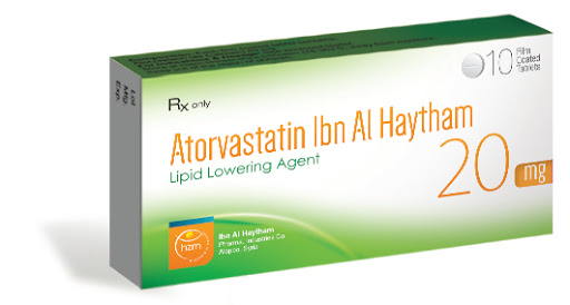 جرعة دواء Atorvastatin